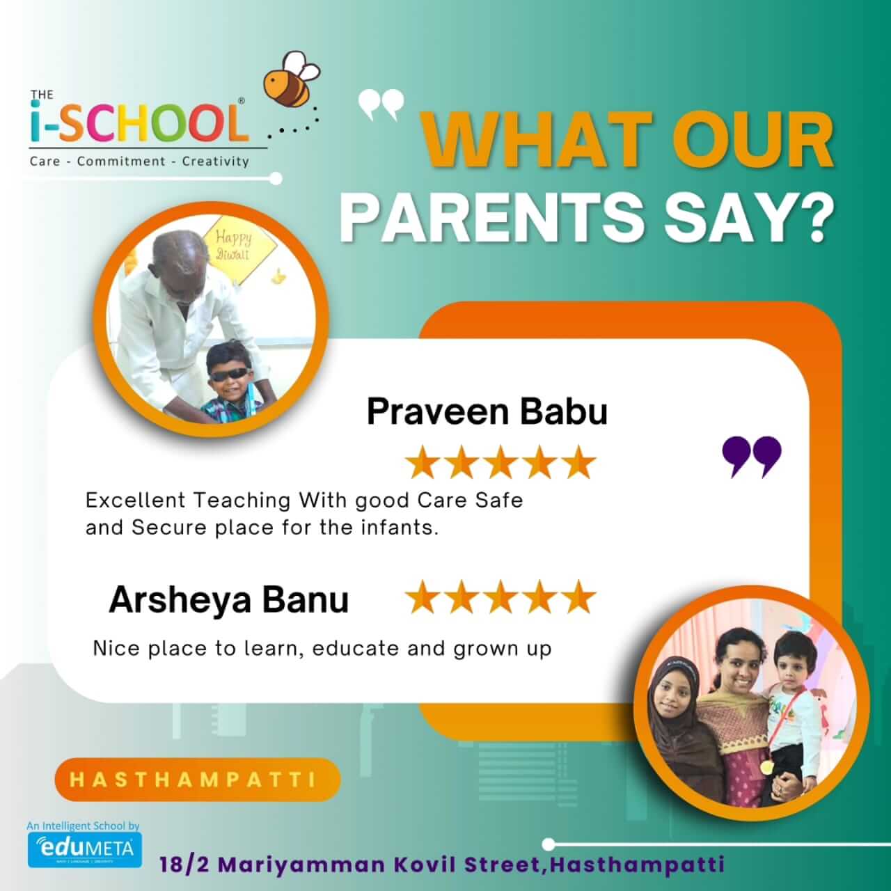 Parents feedback on pre-school activities and curriculum